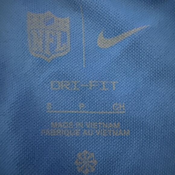 Nike LA Chargers Mens Small Blue NFL On Field Dri-Fit Polo Golf Shirt New - Picture 9 of 12